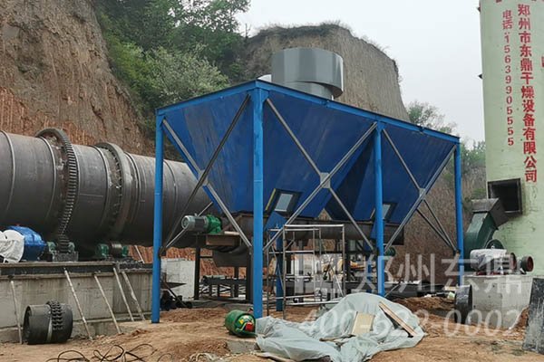 山西壽陽煤泥烘干機安裝現場