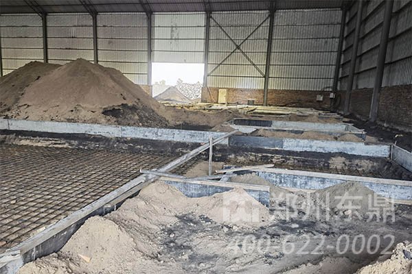 山西懷化浮選精煤烘干機(jī)土建現(xiàn)場