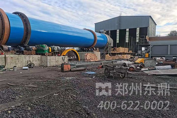 節(jié)能環(huán)保煤泥烘干機設(shè)備安裝現(xiàn)場