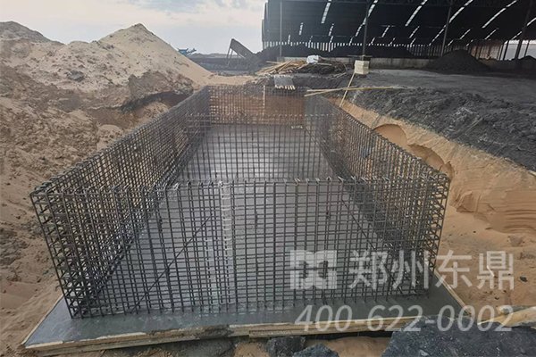 內(nèi)蒙古伊旗1000噸煤泥烘干機(jī)項目基礎(chǔ)建設(shè)現(xiàn)場